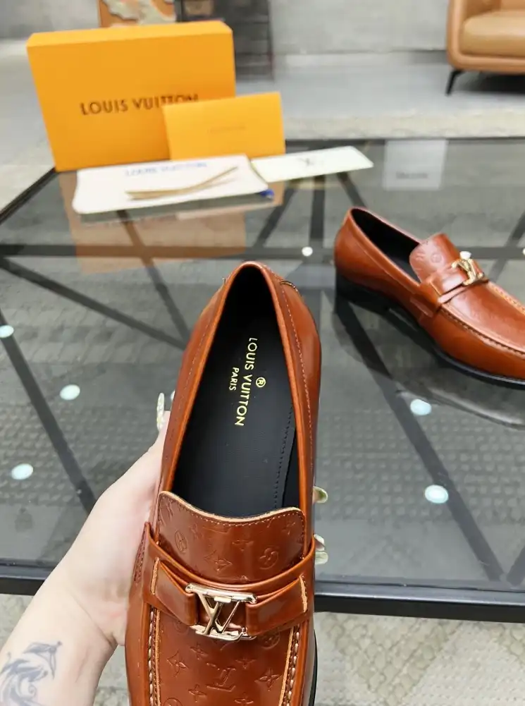 hype LV Leather Shoes