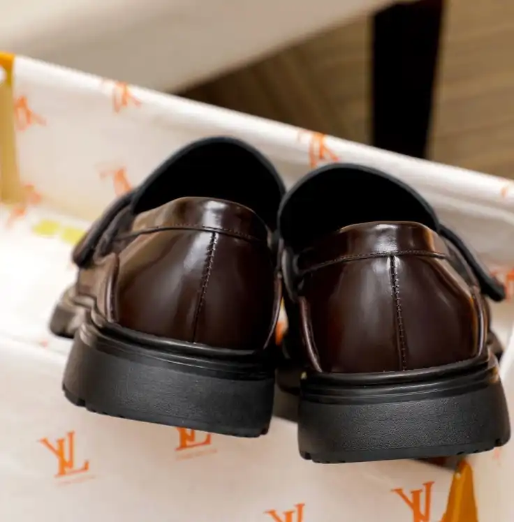 hype LV Leather Shoes