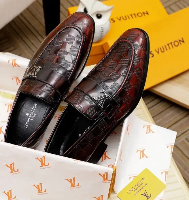 hype LV Leather Shoes