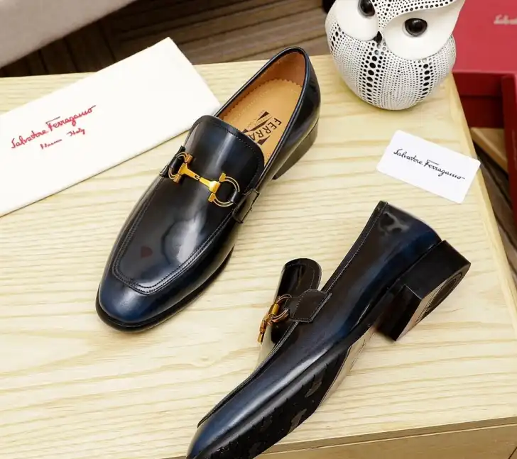 hype Ferragamo Leather Shoes