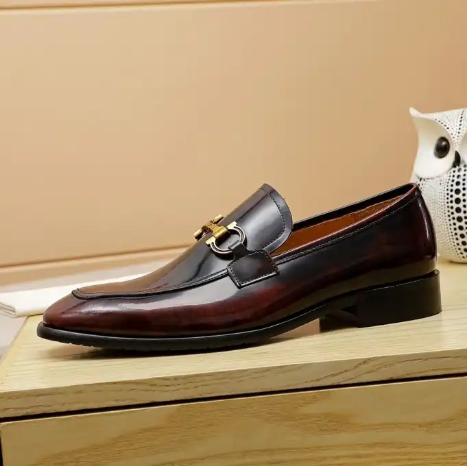 hype Ferragamo Leather Shoes