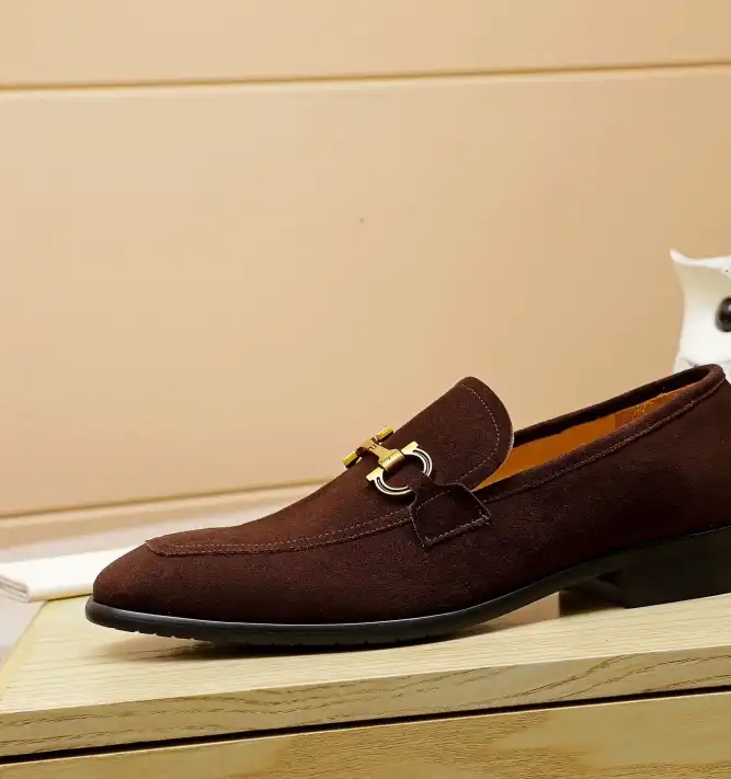 hype Ferragamo Leather Shoes