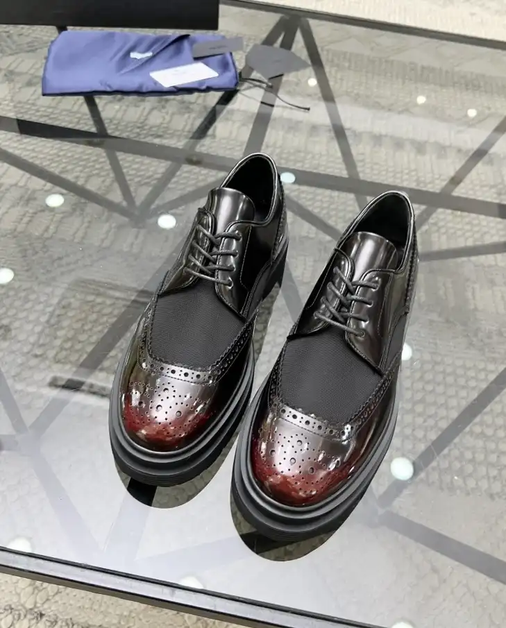 hype Prada Leather Shoes