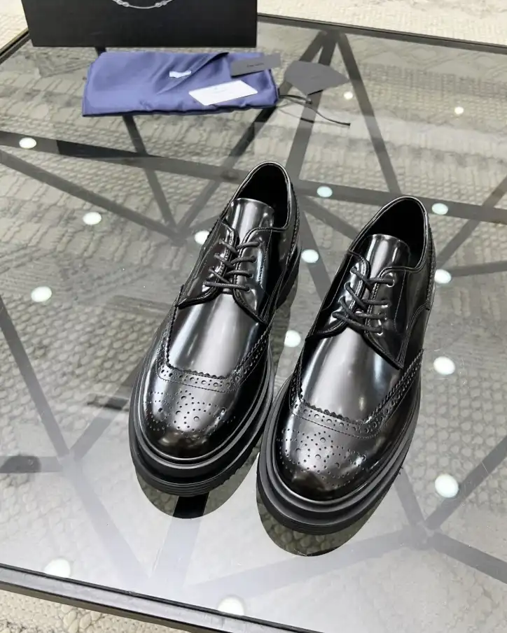 hype Prada Leather Shoes