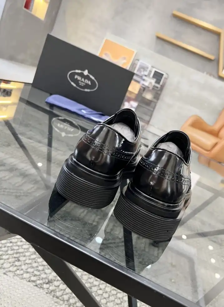 hype Prada Leather Shoes