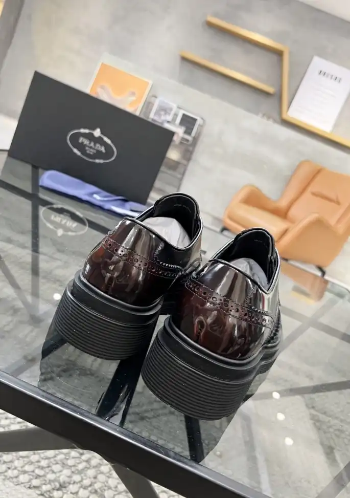 hype Prada Leather Shoes