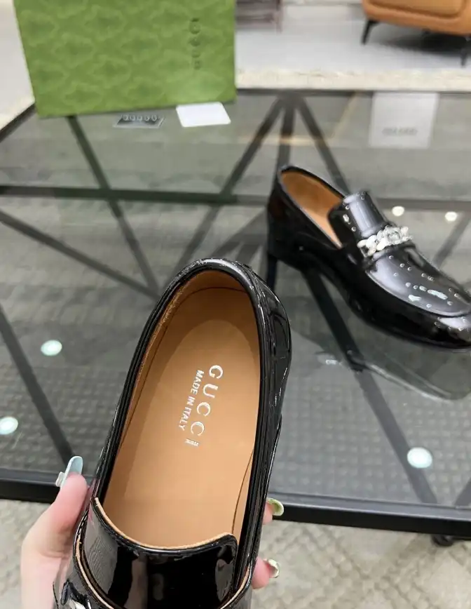 hype Gucci Leather Shoes