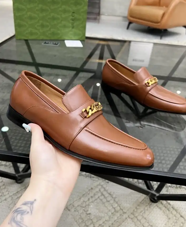 hype Gucci Leather Shoes