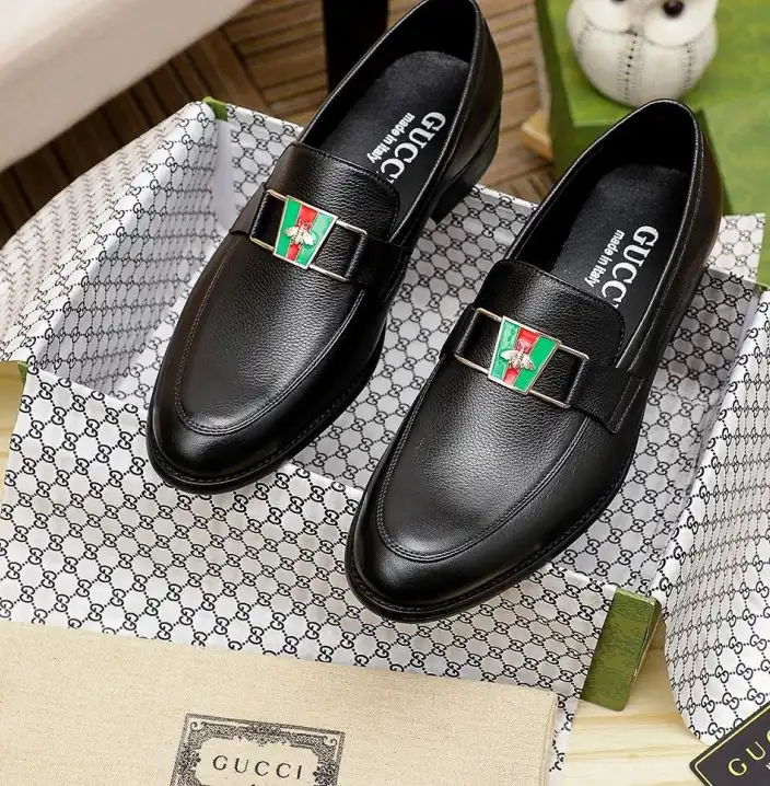 hype Gucci Leather Shoes