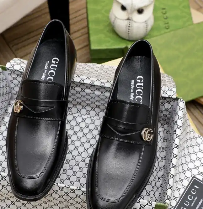 hype Gucci Leather Shoes