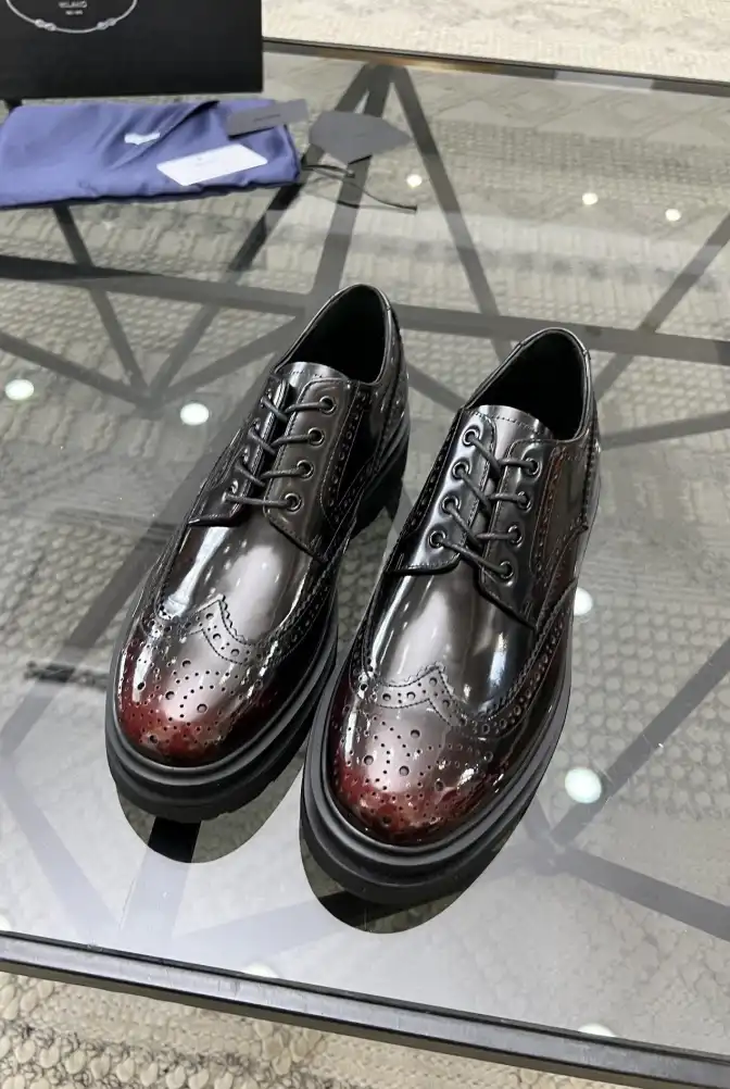 hype Prada Leather Shoes