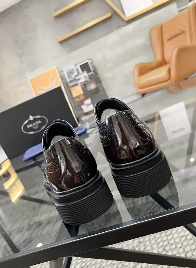 hype Prada Leather Shoes