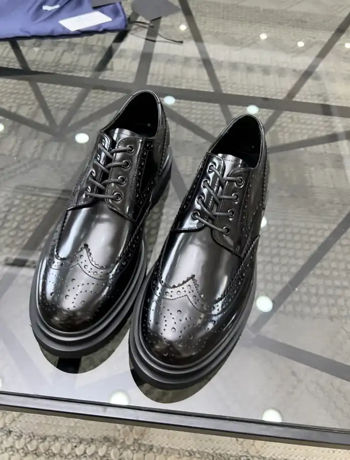 hype Prada Leather Shoes