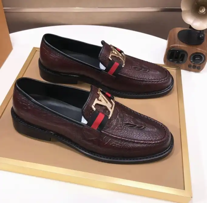 hype LV Leather Shoes