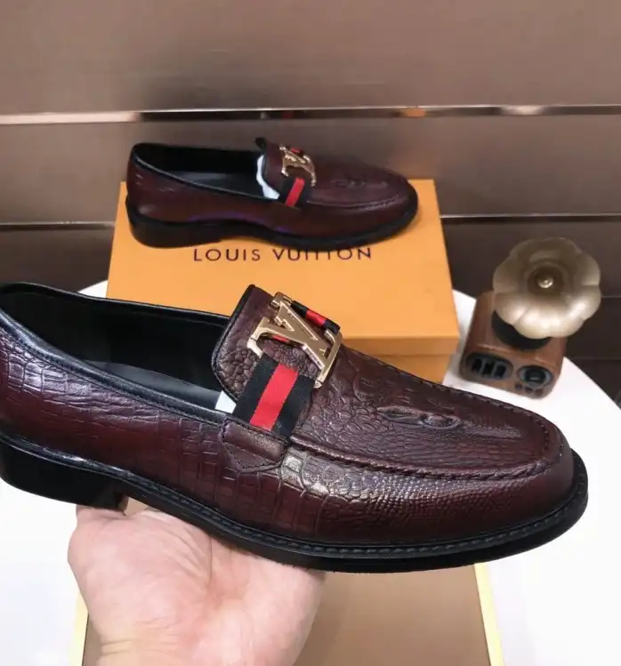 hype LV Leather Shoes