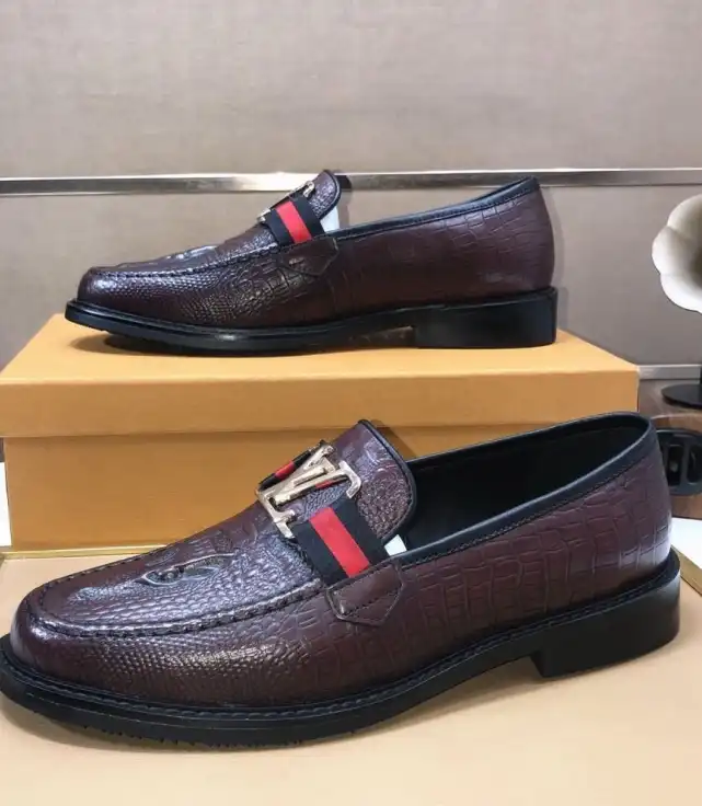 hype LV Leather Shoes