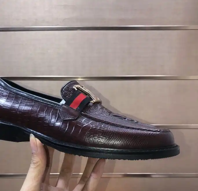 hype LV Leather Shoes