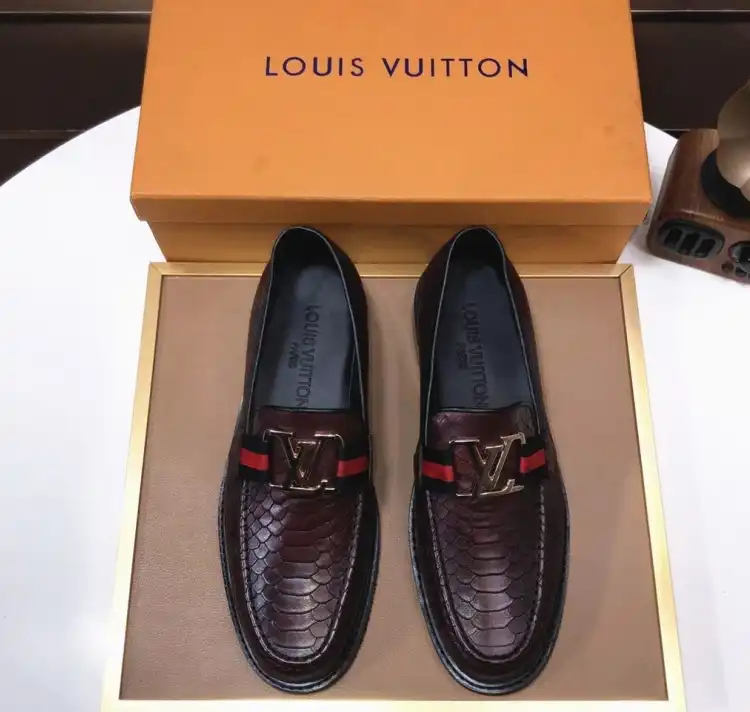 hype LV Leather Shoes