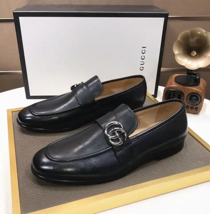 hype Gucci Leather Shoes