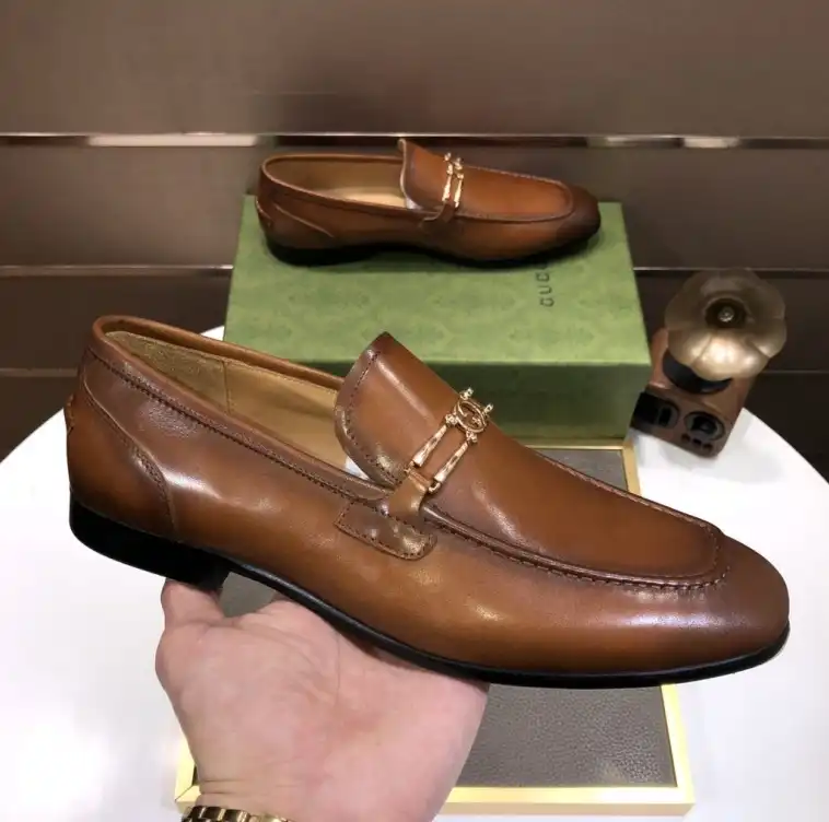 hype Gucci Leather Shoes