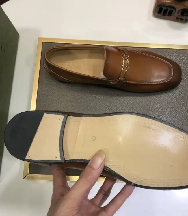 hype Gucci Leather Shoes