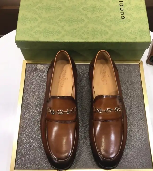 hype Gucci Leather Shoes