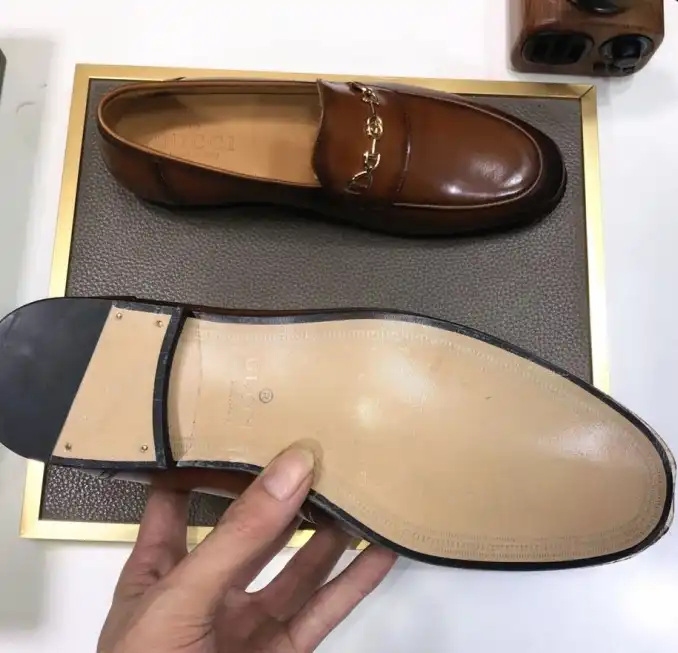 hype Gucci Leather Shoes