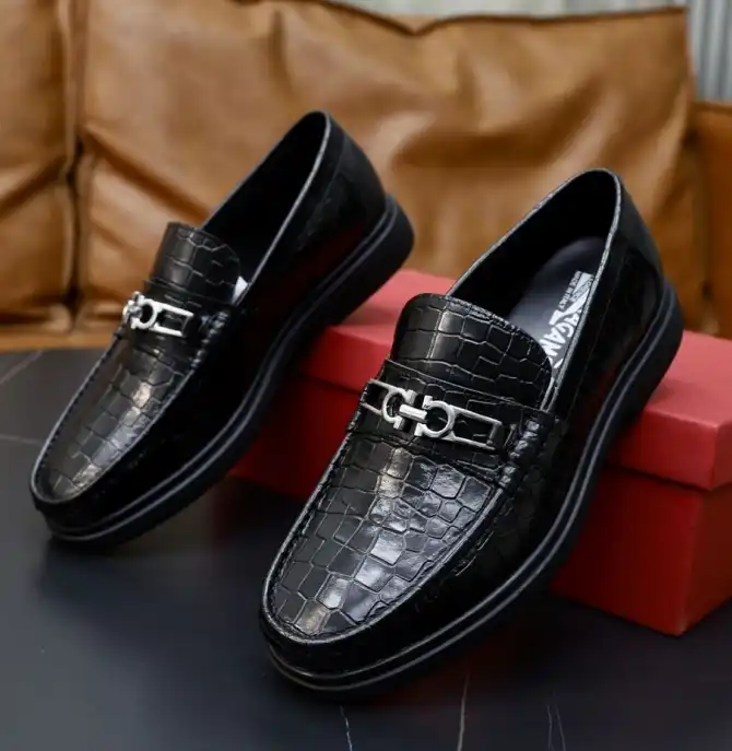 hype Ferragamo Leather Shoes