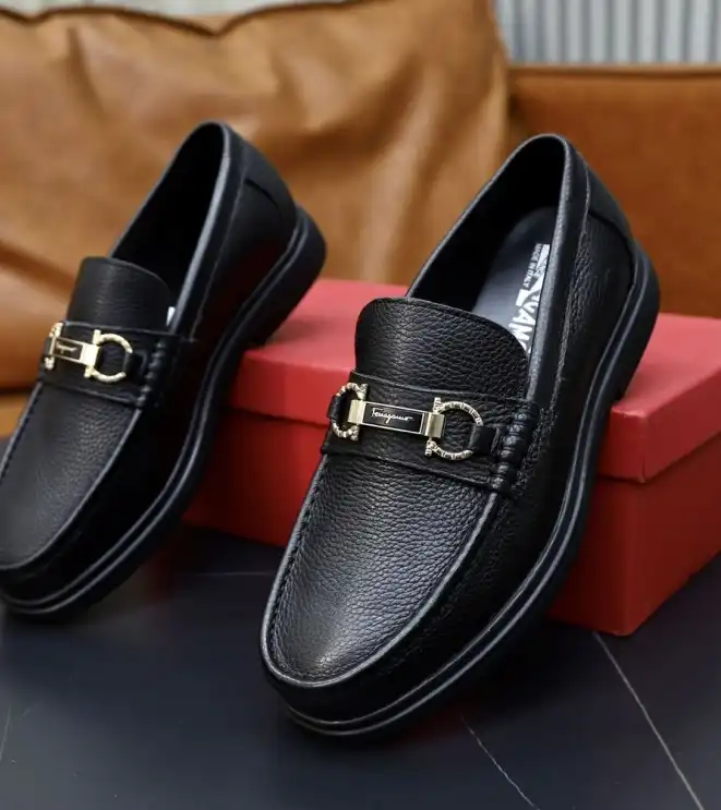 hype Ferragamo Leather Shoes