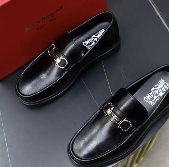 hype Ferragamo Leather Shoes