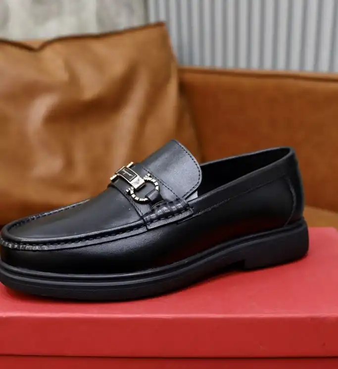 hype Ferragamo Leather Shoes