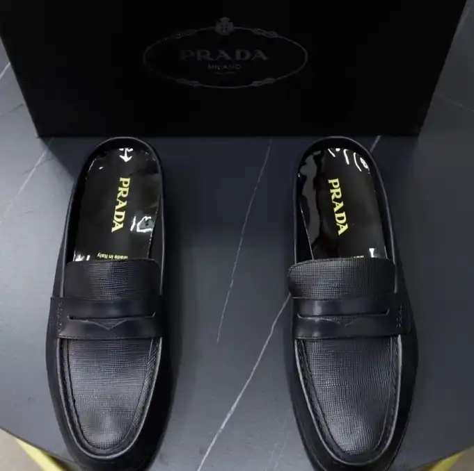 hype Prada Leather Shoes