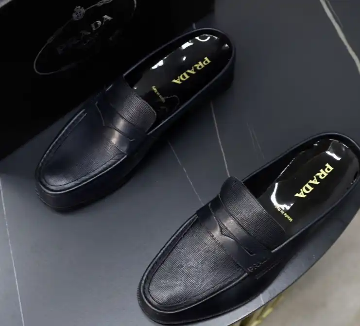 hype Prada Leather Shoes