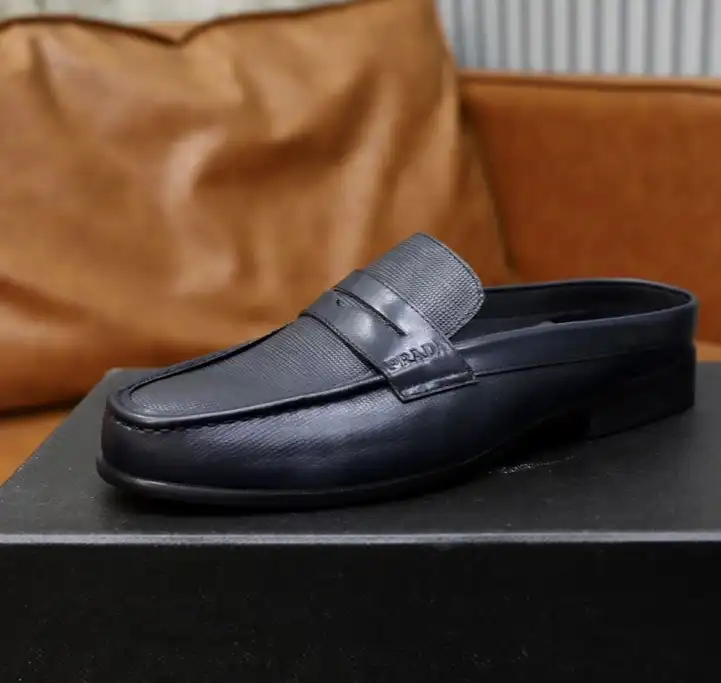 hype Prada Leather Shoes