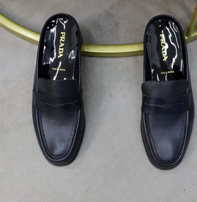 hype Prada Leather Shoes