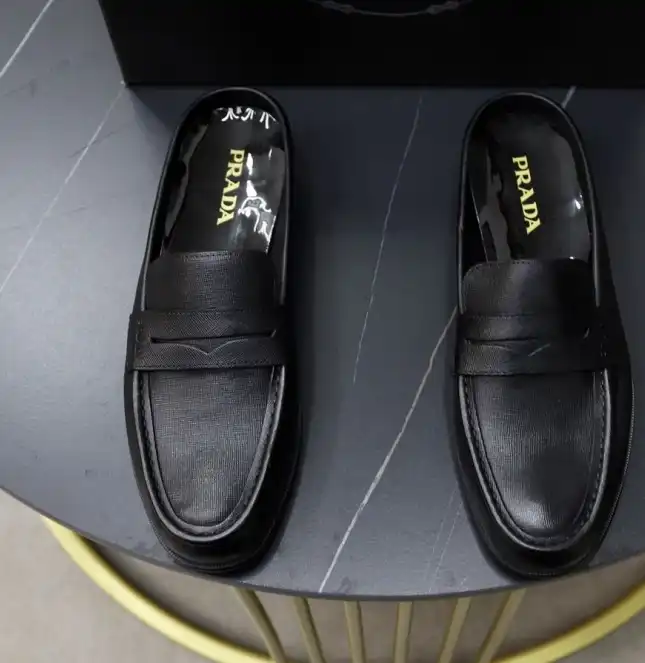 hype Prada Leather Shoes