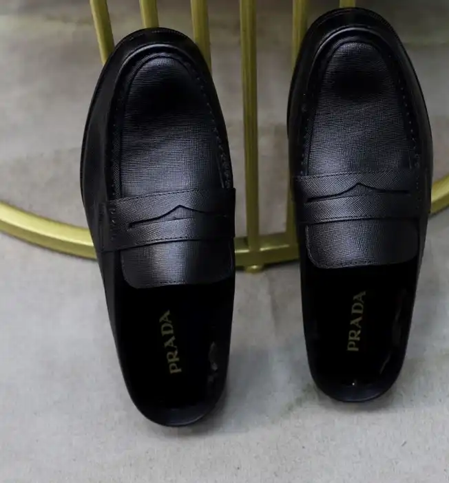 hype Prada Leather Shoes