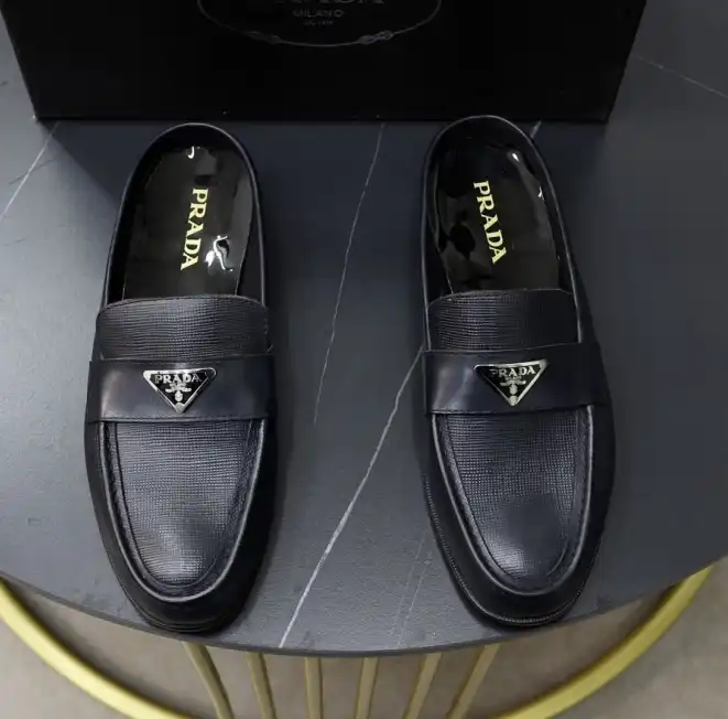 hype Prada Leather Shoes