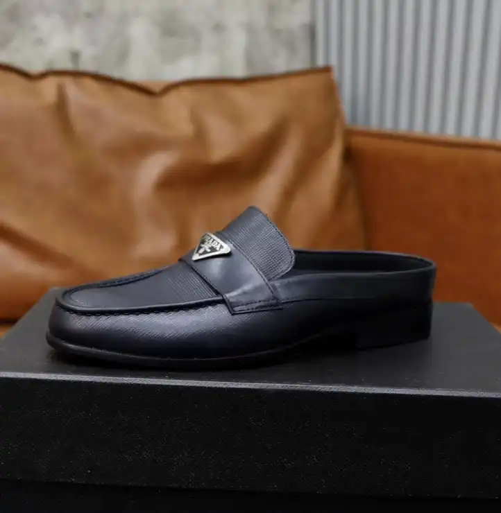 hype Prada Leather Shoes