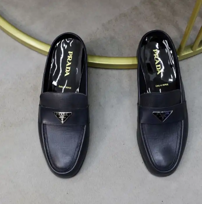 hype Prada Leather Shoes