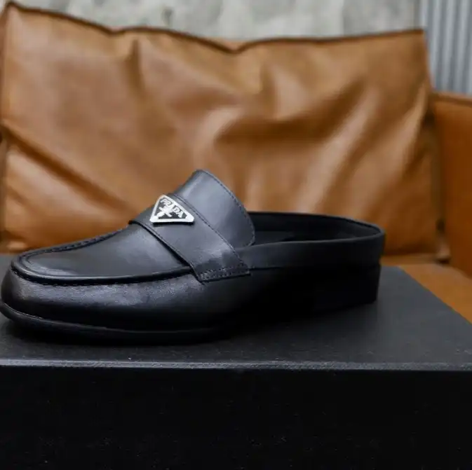 hype Prada Leather Shoes