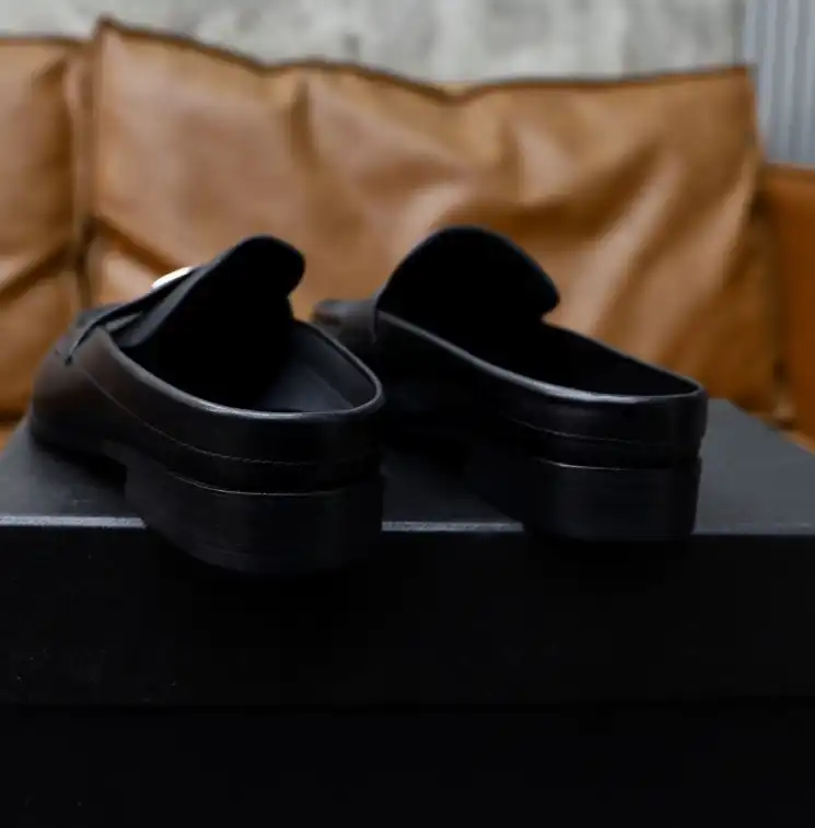 hype Prada Leather Shoes