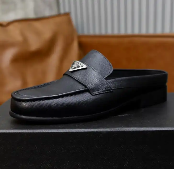 hype Prada Leather Shoes