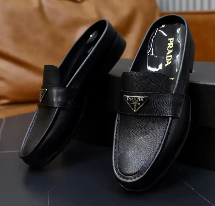 hype Prada Leather Shoes