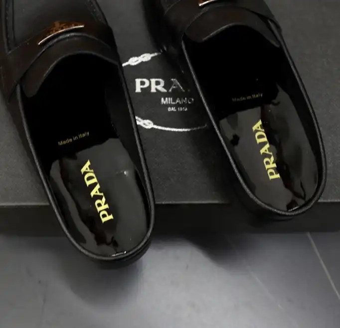 hype Prada Leather Shoes