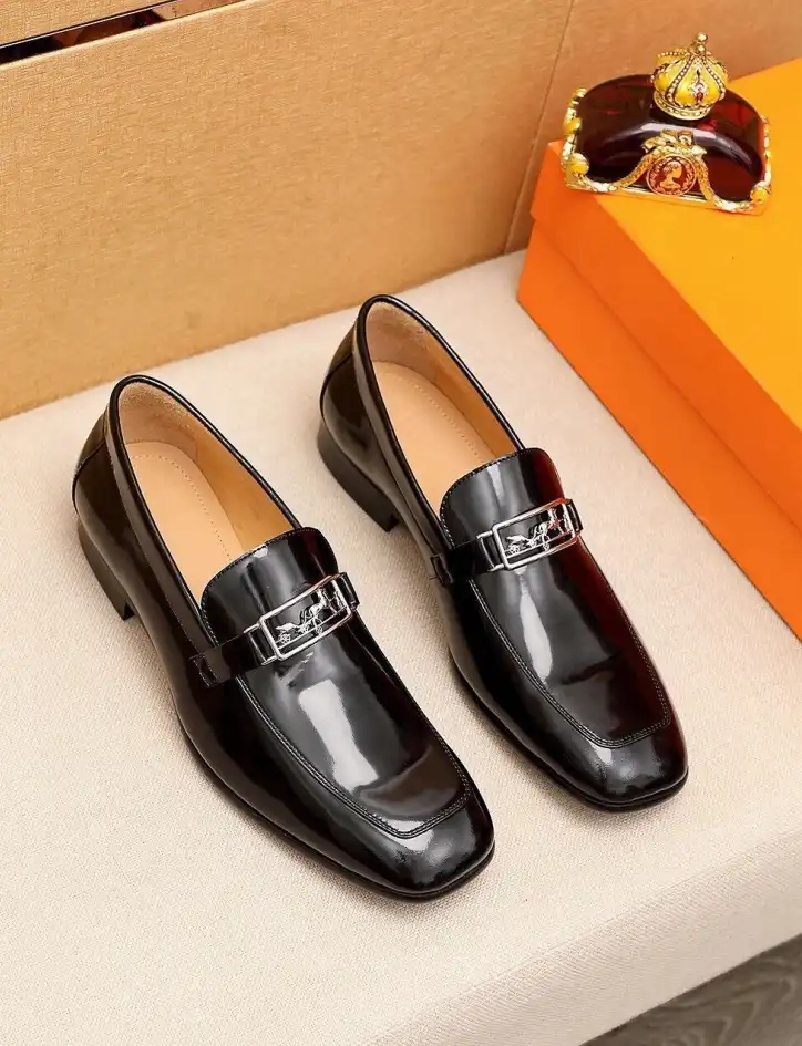 hype Hermes Leather Shoes