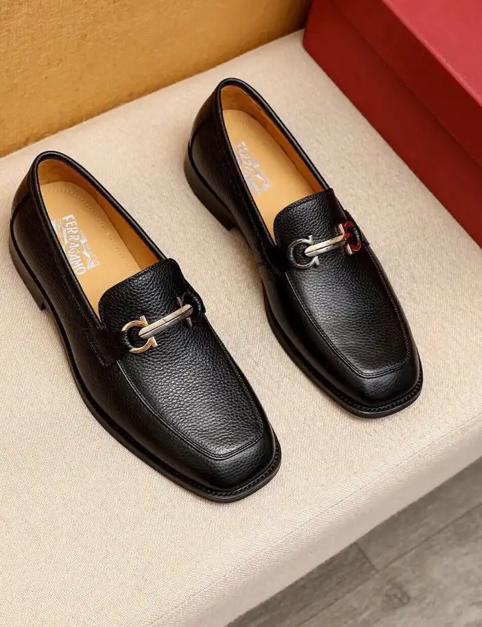 hype Ferragamo Leather Shoes