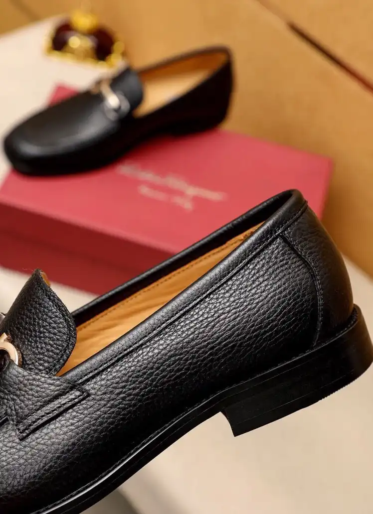 hype Ferragamo Leather Shoes