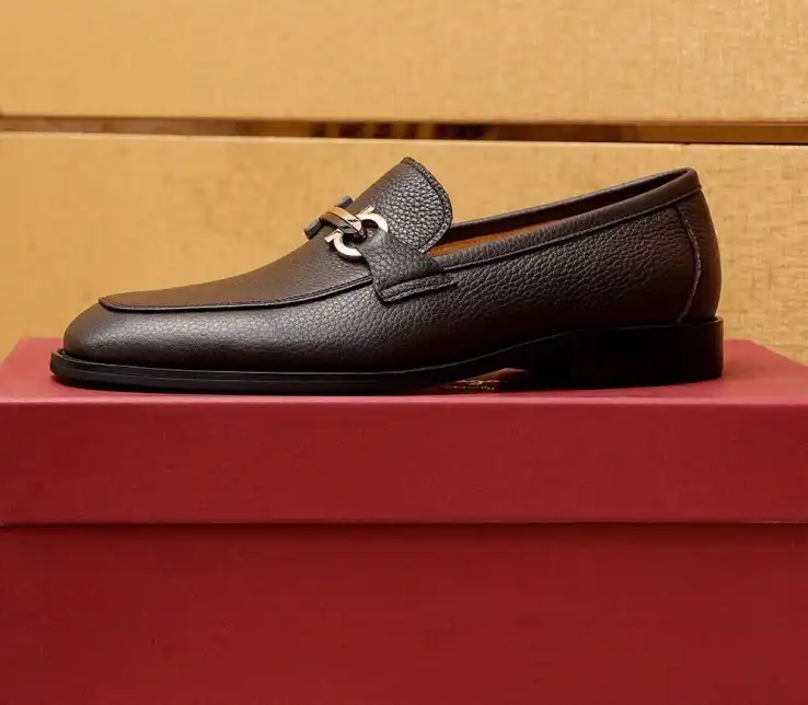 hype Ferragamo Leather Shoes