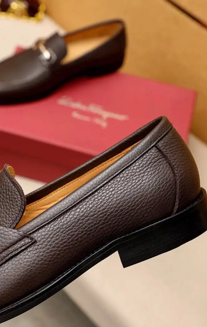 hype Ferragamo Leather Shoes